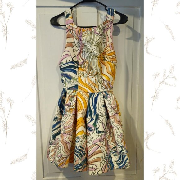 H&M Tropical Shorts Romper Sz 6 - Picture 1 of 5